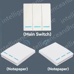 (Three positions) 1 main switch + 2 optional